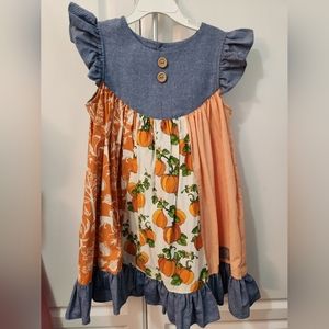 Eleanor Rose fall print dress